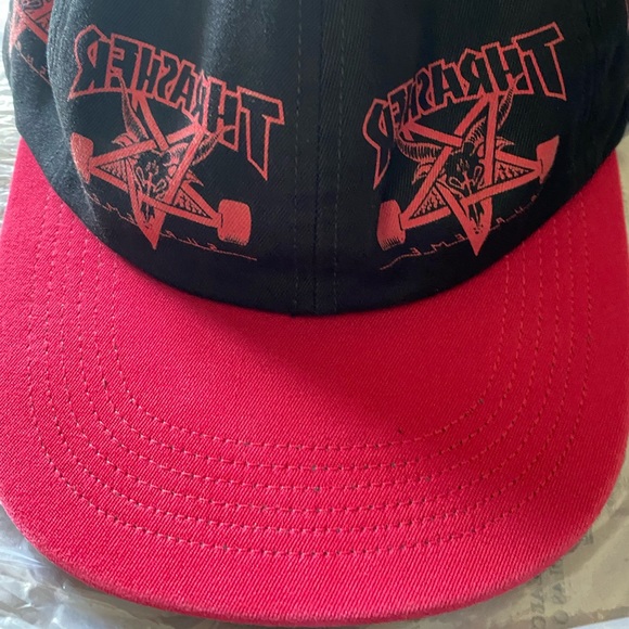 NEW Supreme / Thrasher 6-Panel Black Size L - Picture 6 of 11